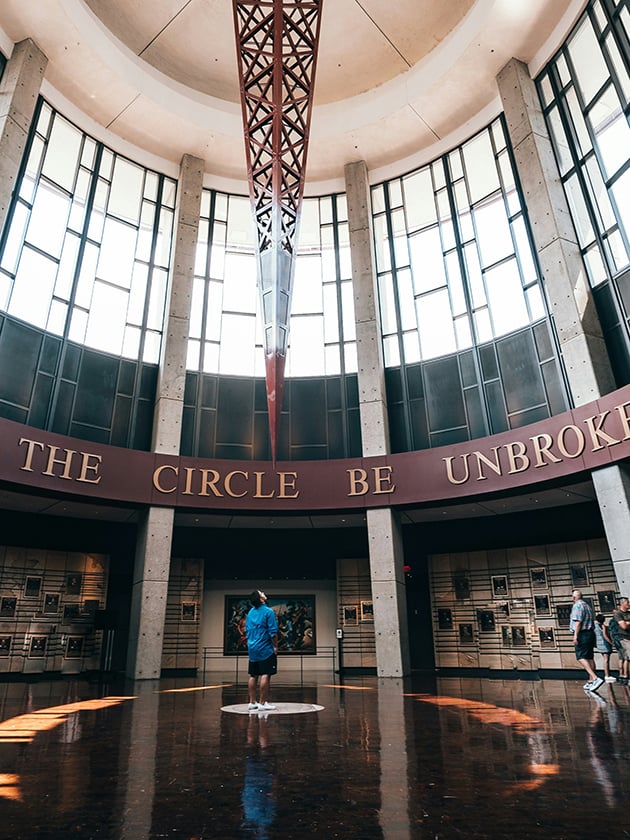 An interior view of the Country Music Hall of Fame® and Museum in Nashville, Tennessee, USA near ELS Language Centers.