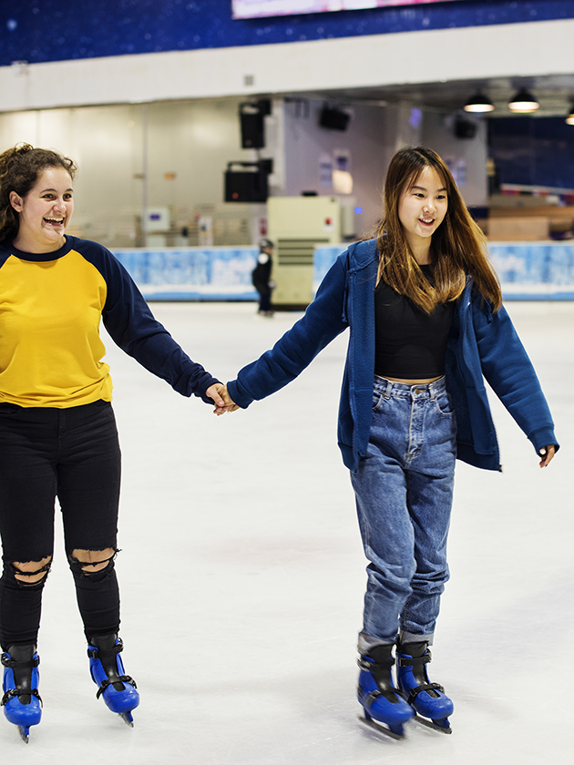 Indoor ice-skating