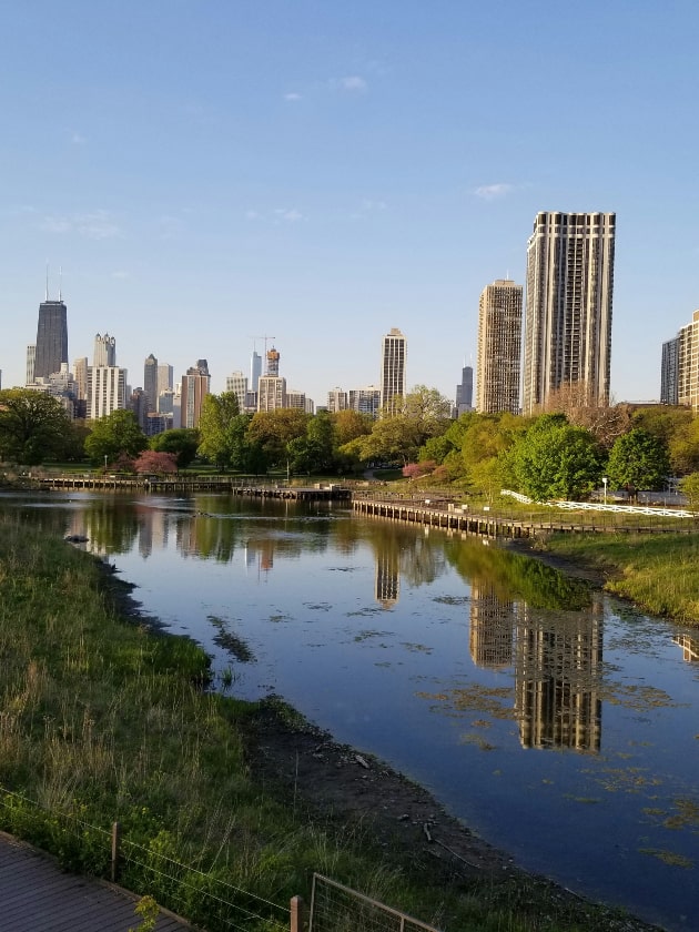 Lincoln Park in Chicago, Illinois, USA near ELS Language Centers near ELS Language Centers.